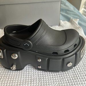 Authentic Balenciaga Crocs Collaboration Hardcrocs Platform Mule (US Men’s 8)